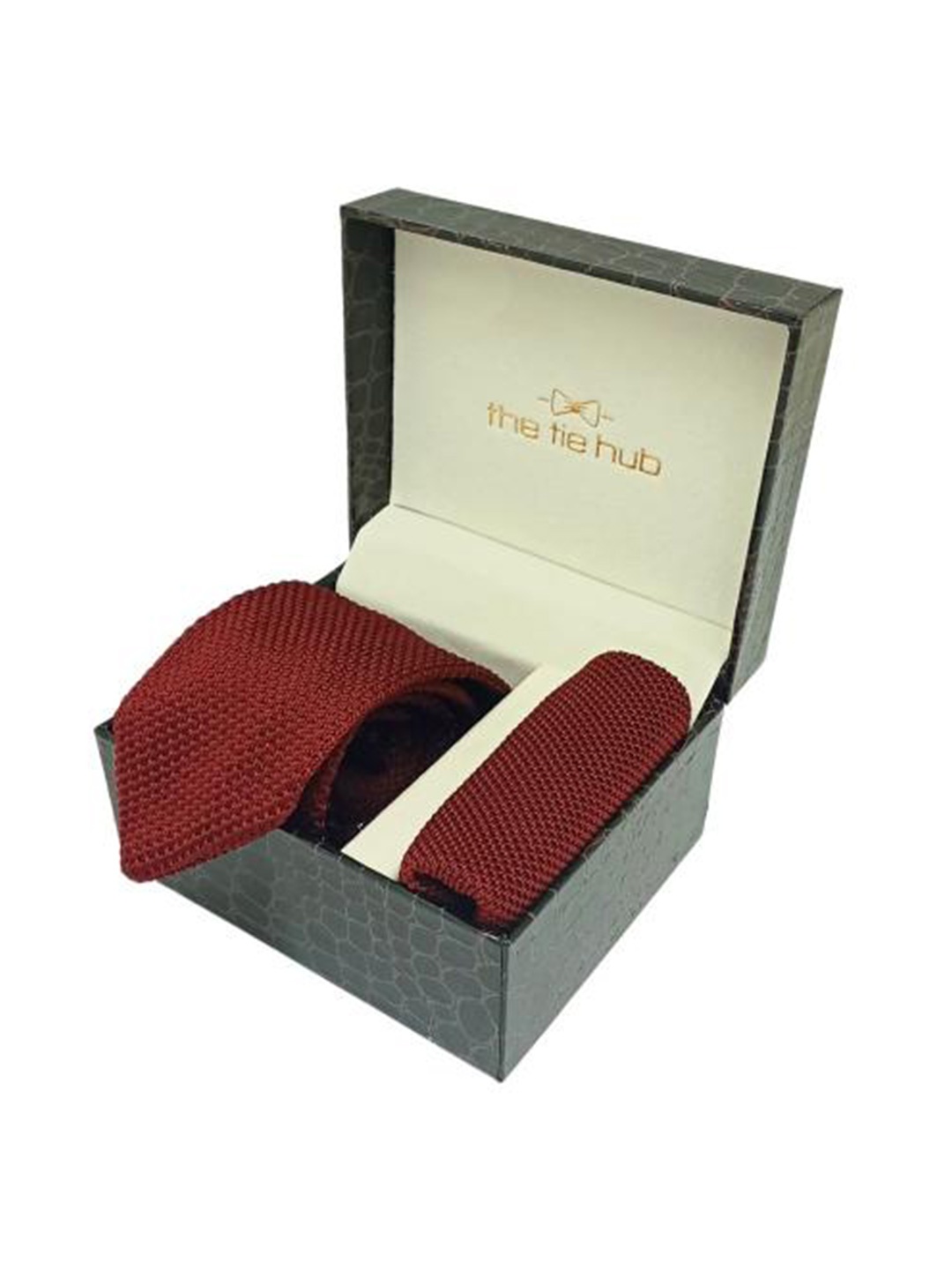 

The Tie Hub Men Accessory Gift Set, Burgundy