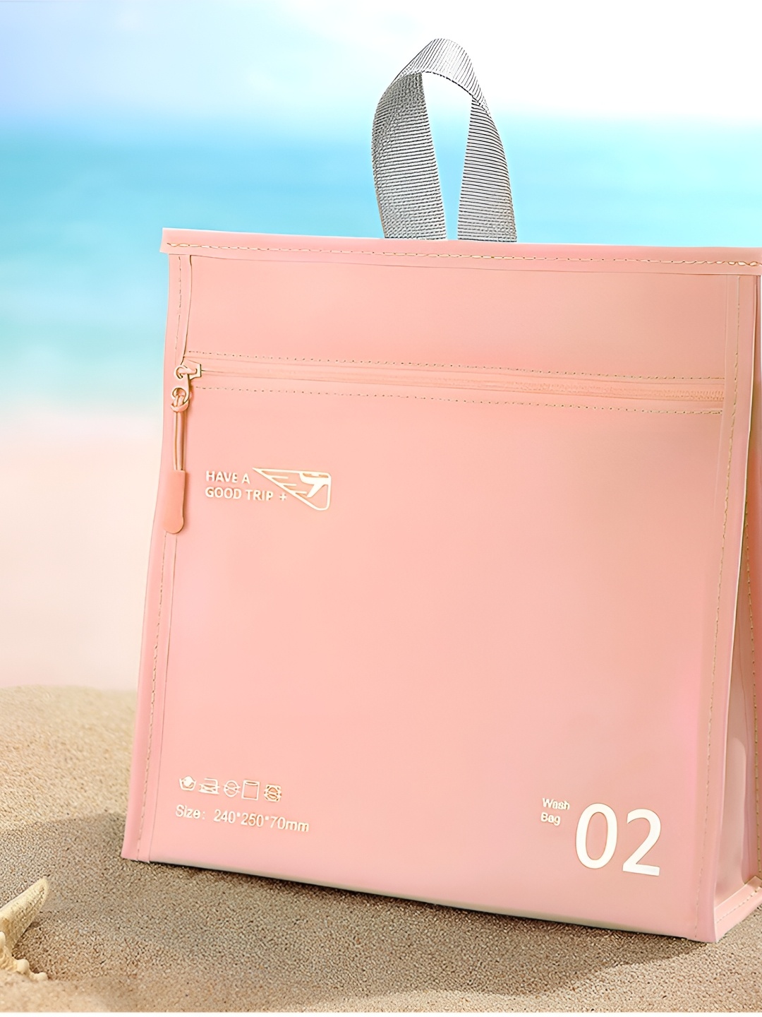 

Aura Pink Water Resistant Makeup Organiser