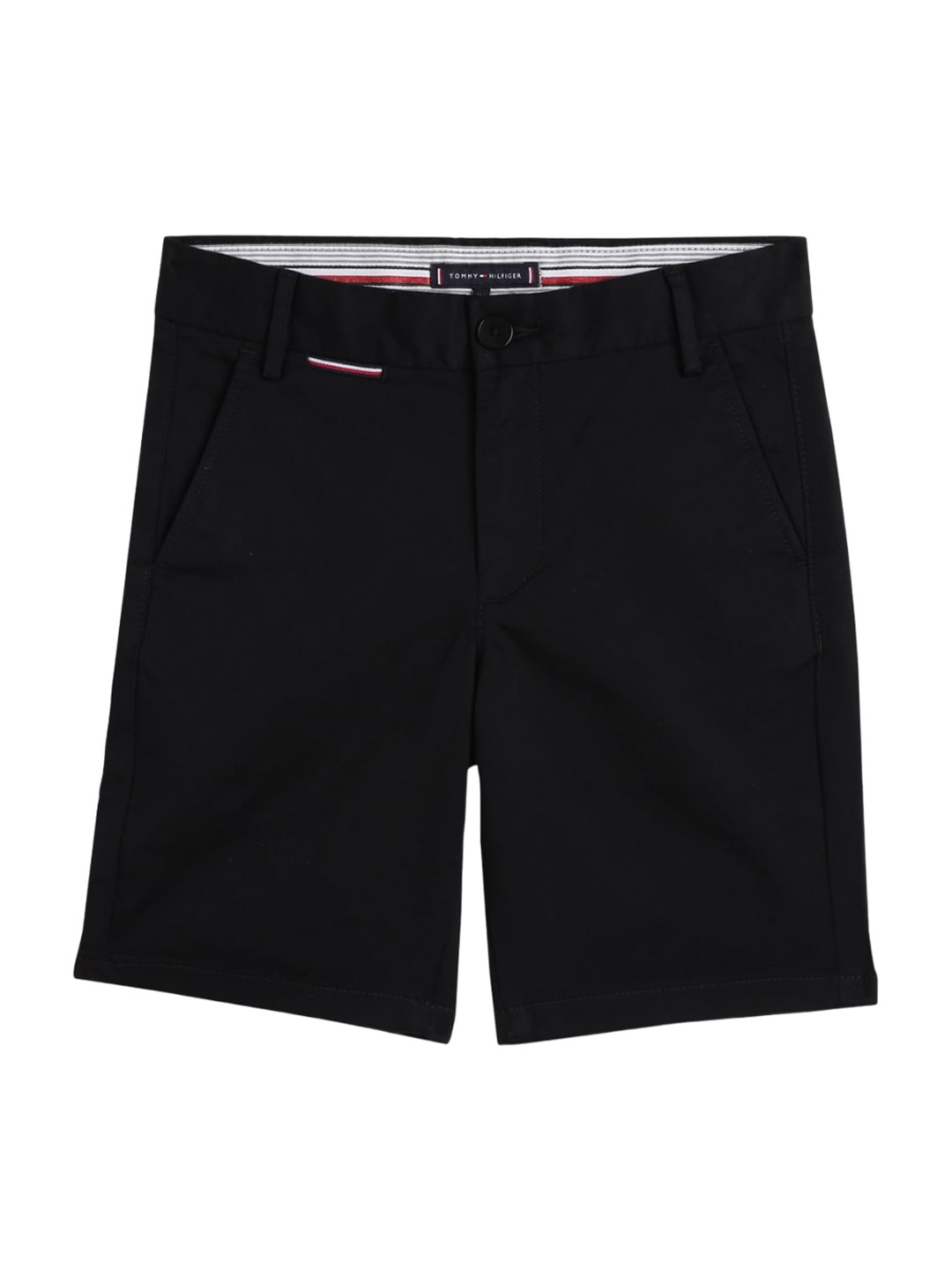 

Tommy Hilfiger Boys Mid-Rise Regular Shorts, Black