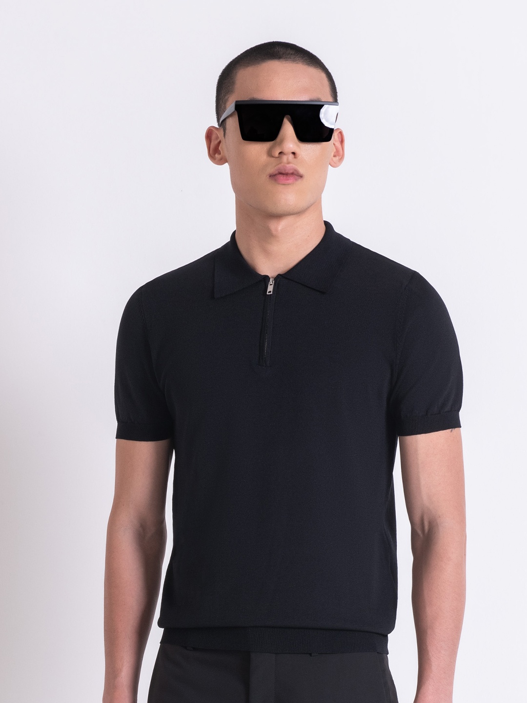 

Antony Morato Polo Collar Short Sleeves Slim Fit T-shirt, Black