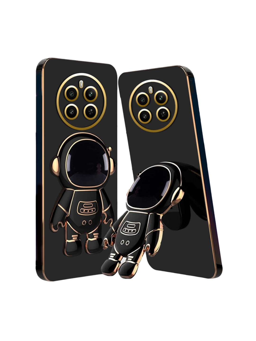 

Karwan Realme 12 Plus 5G Mobile Back Case, Black