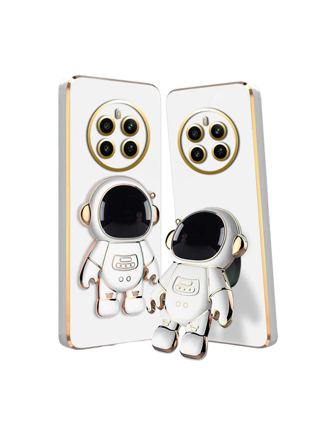 

Karwan 3D Realme 12 Plus 5G Back Case Mobile Accessories, White