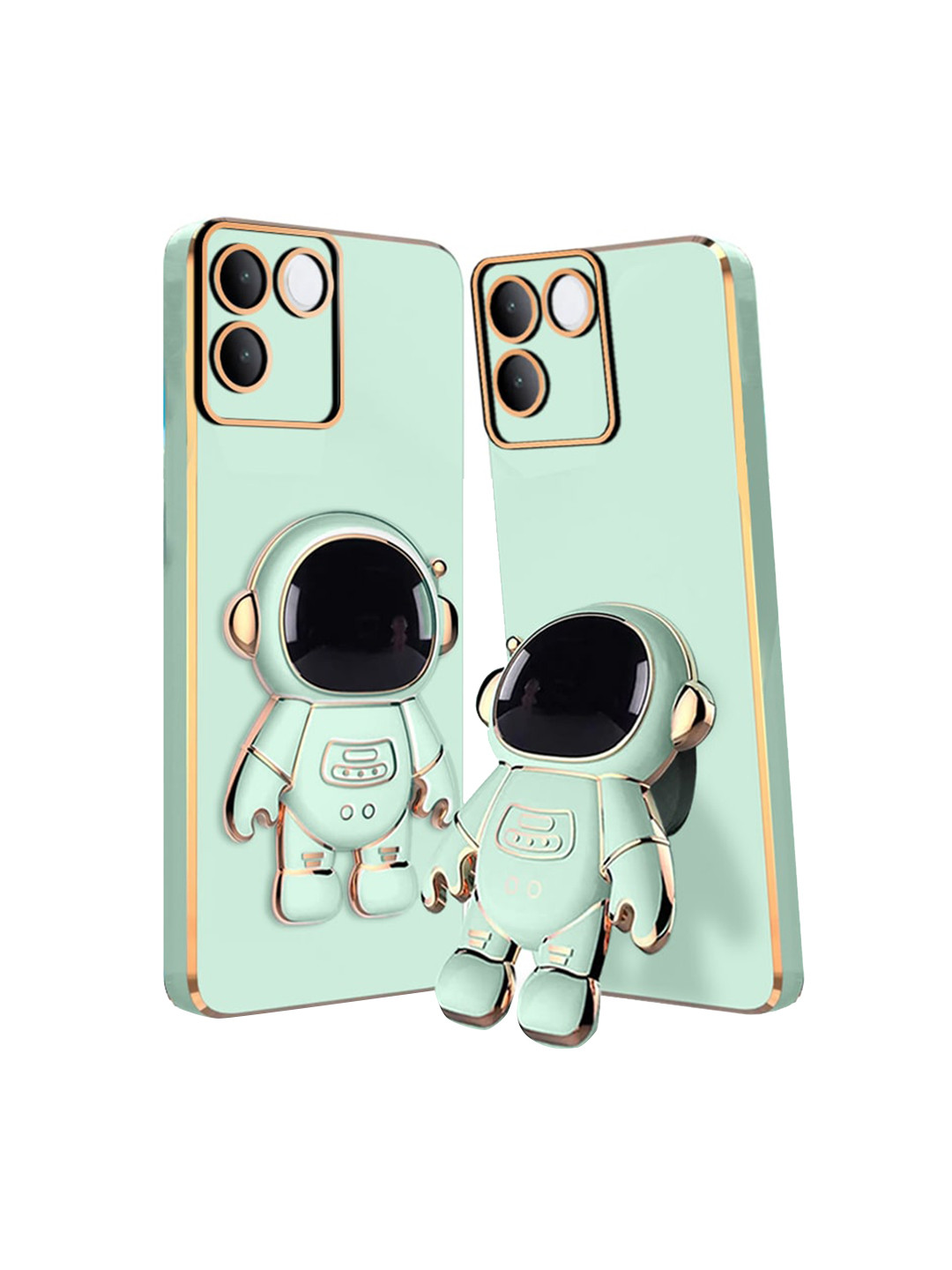 

Karwan 3D iQOO Z7 Pro 5G Back Case Mobile Accessories, Green