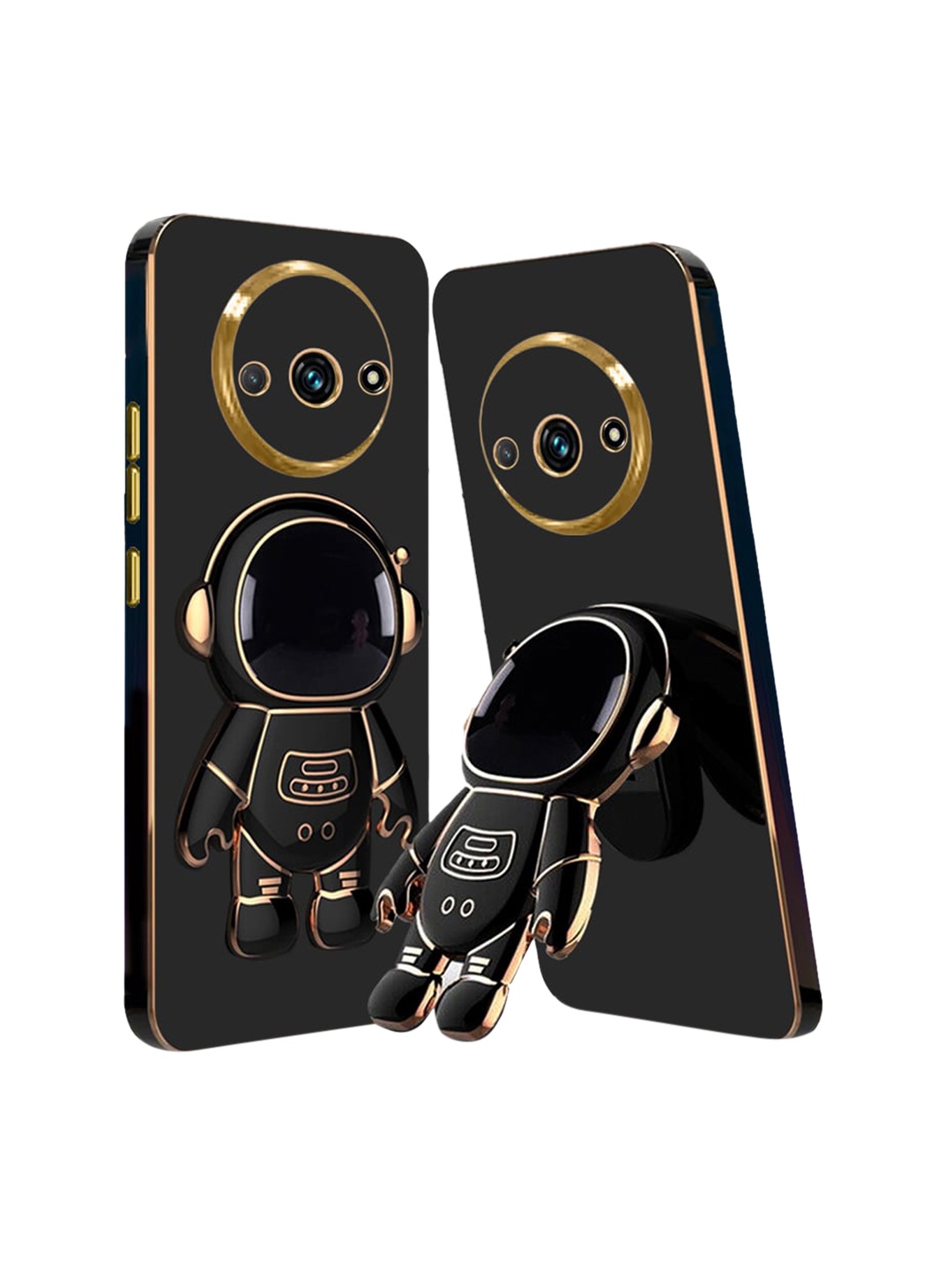 

Karwan 3D Redmi A3 Back Case Mobile Accessories, Black