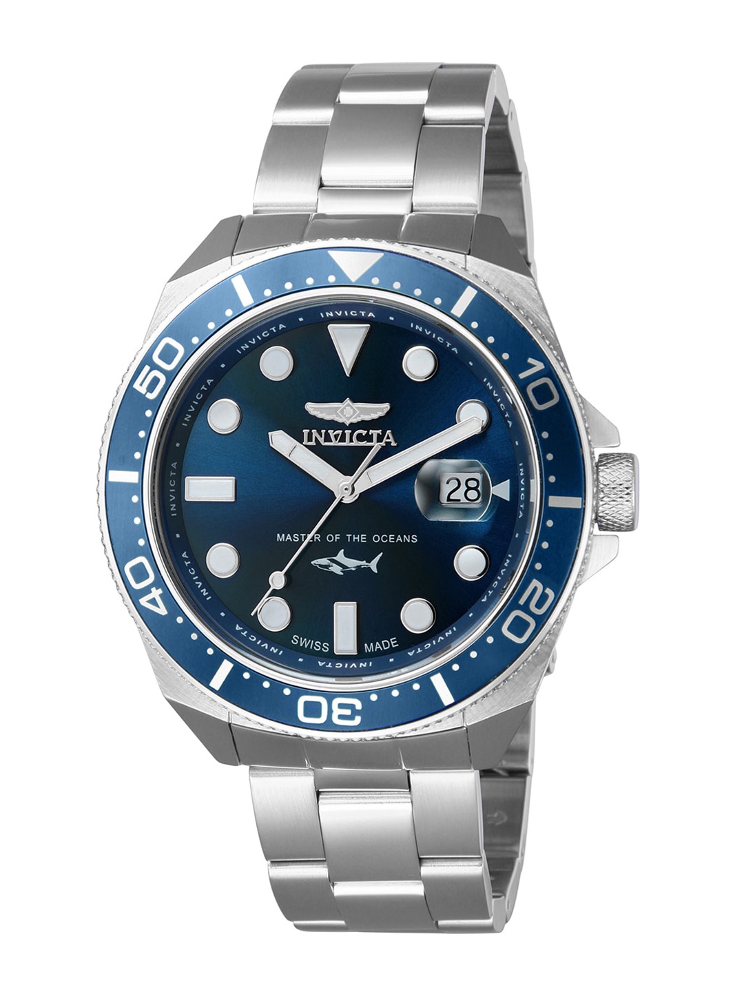 

Invicta Men Stainless Steel Bracelet Style Straps Analogue Watch 39865, Silver