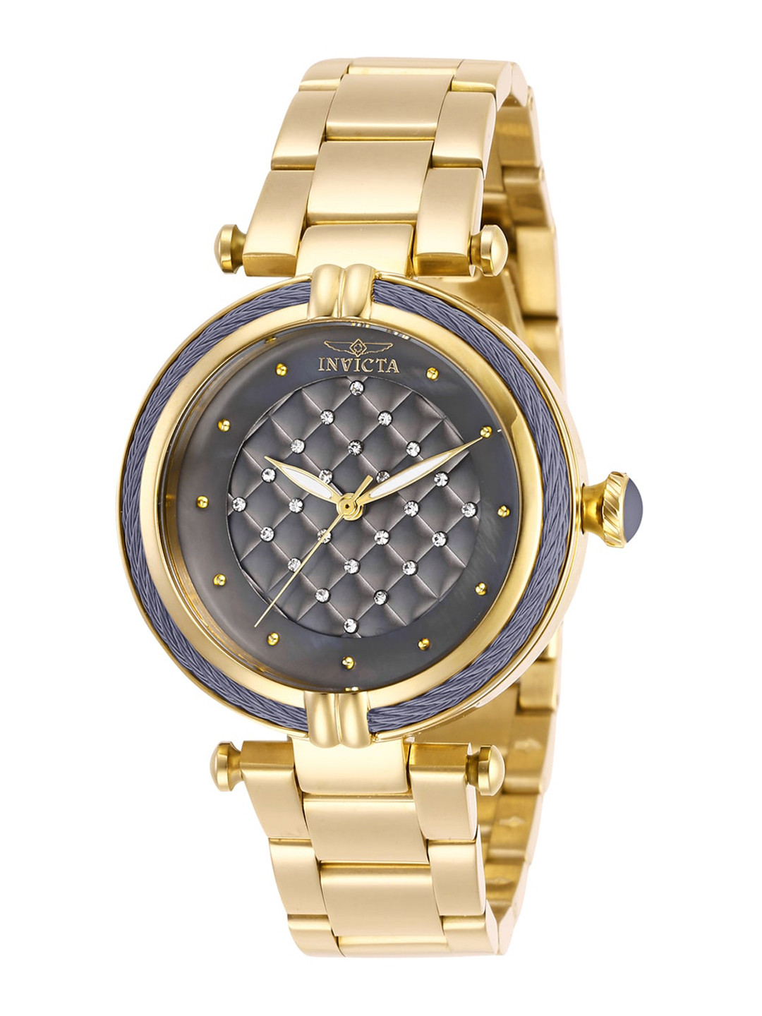 

Invicta Women Stainless Steel Bracelet Style Straps Analogue Watch 28929, Gold