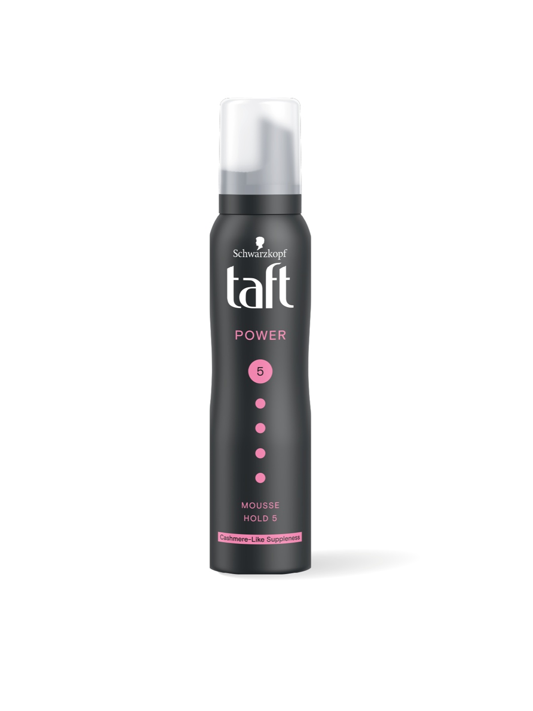 

Schwarzkopf Taft Power Hair Mousse with Cashmere-like Softness & Mega Strong Hold 5, Black