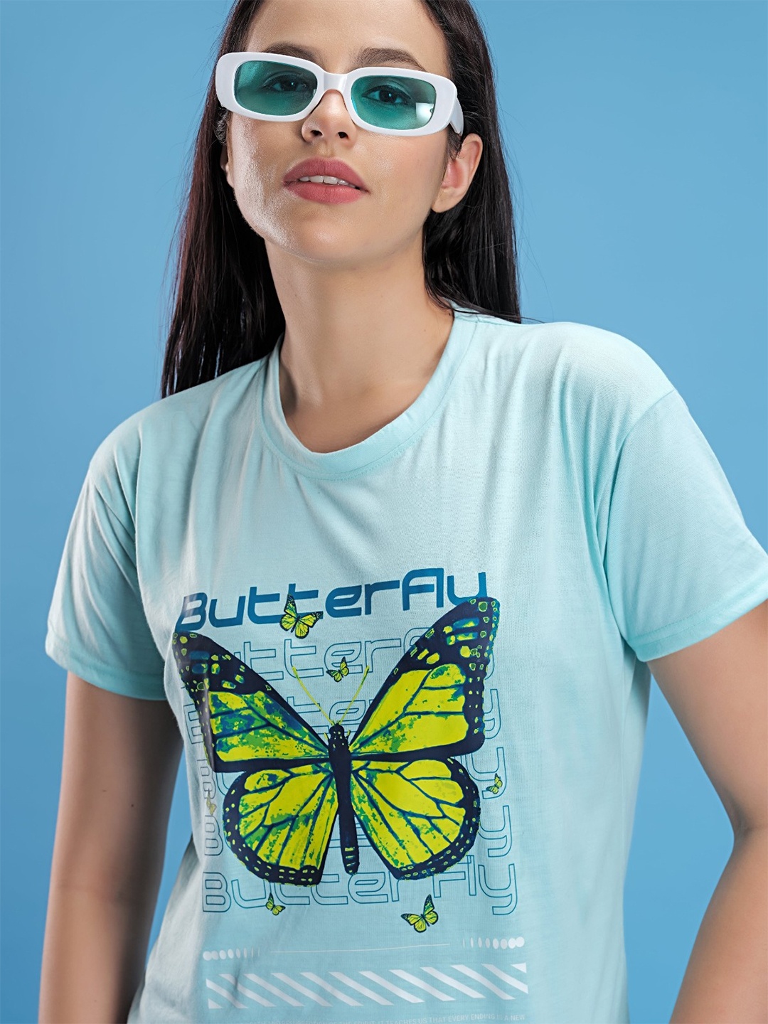 

STHULAS Printed Round Neck T-shirt, Green