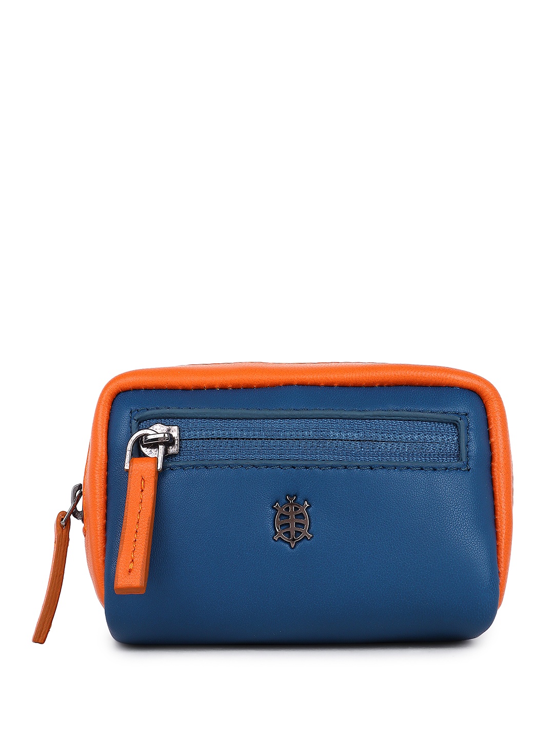 

Tortoise Unisex Genuine Leather Key Pouch, Orange