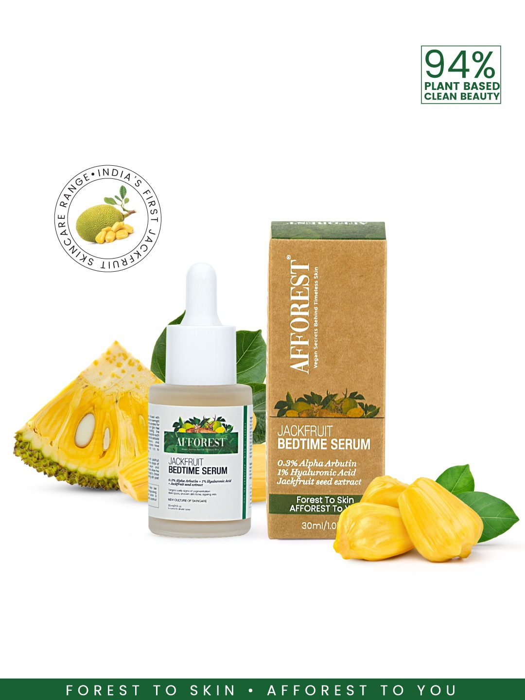

AFFOREST Jackfruit Bedtime Serum - 30ml, Beige