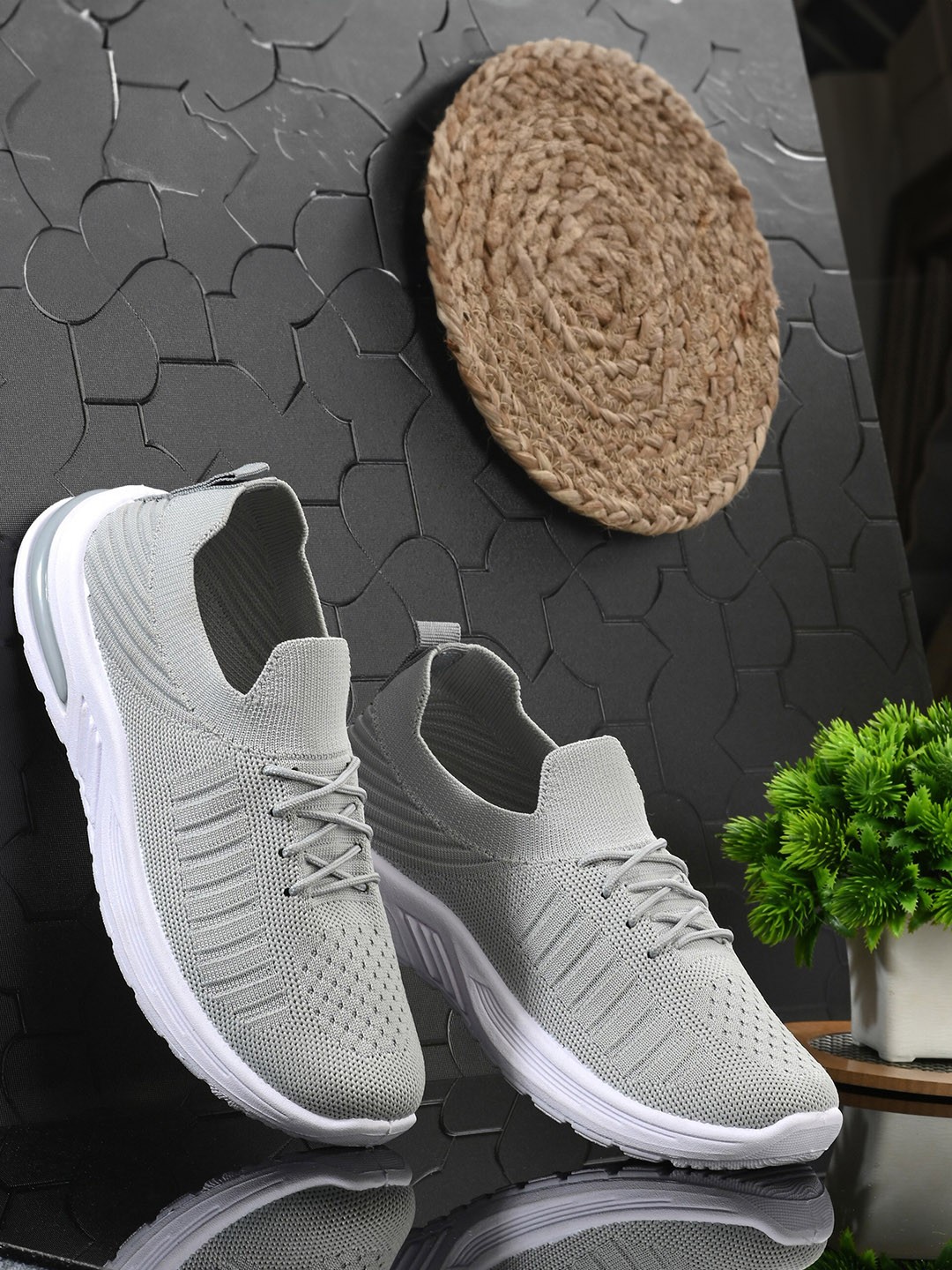 

BIRDE Women Mesh Walking Shoes, Grey