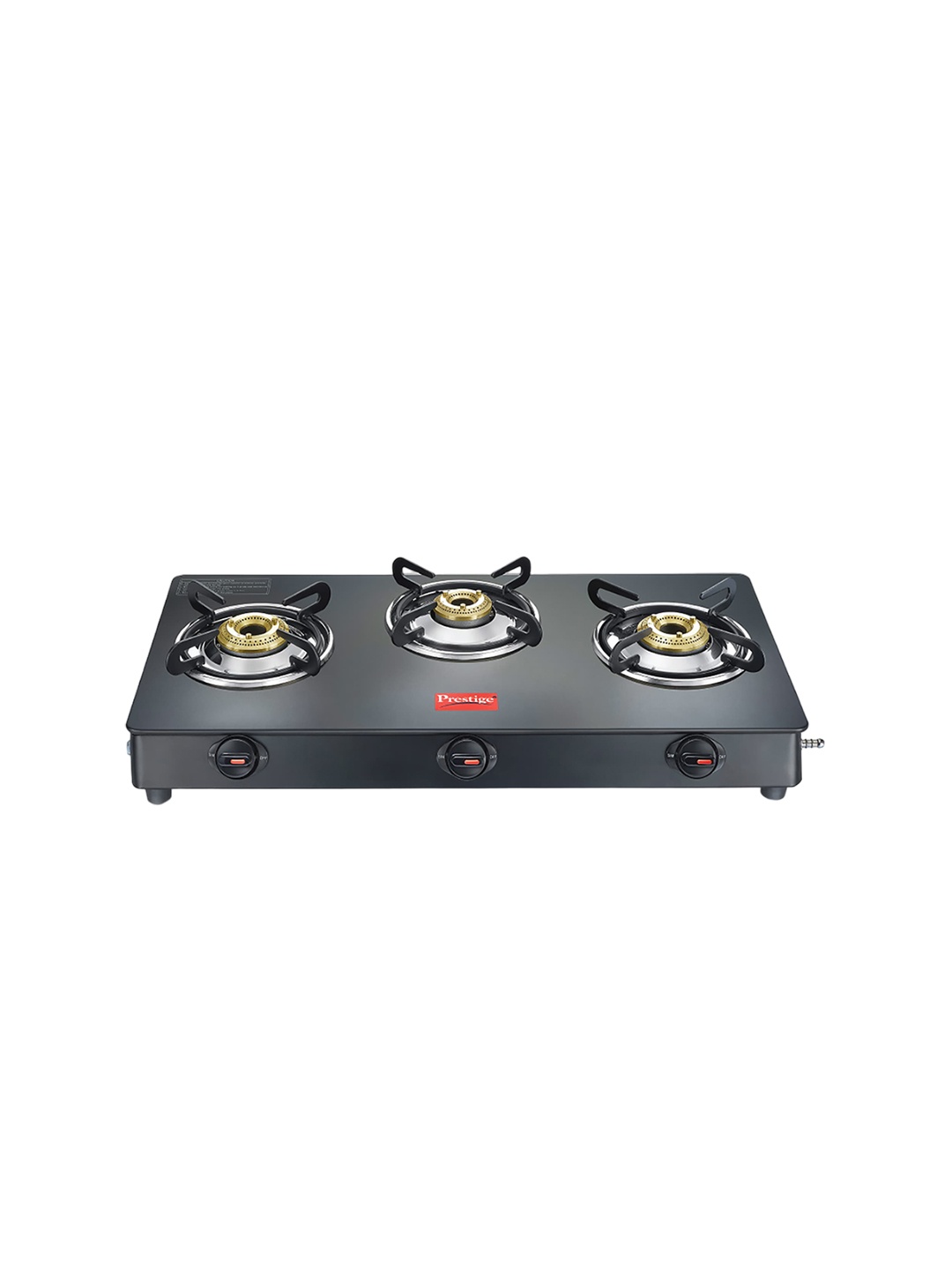 

Prestige Magic Plus Black Toughened Glass Top 3 Burner Gas Stove