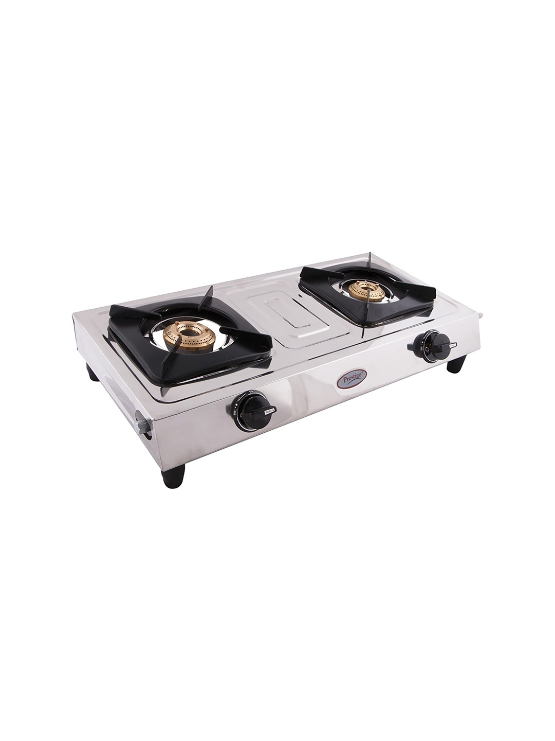 

Prestige Star Stainless Steel L.P. Gas Stove With 2 Burners, Silver