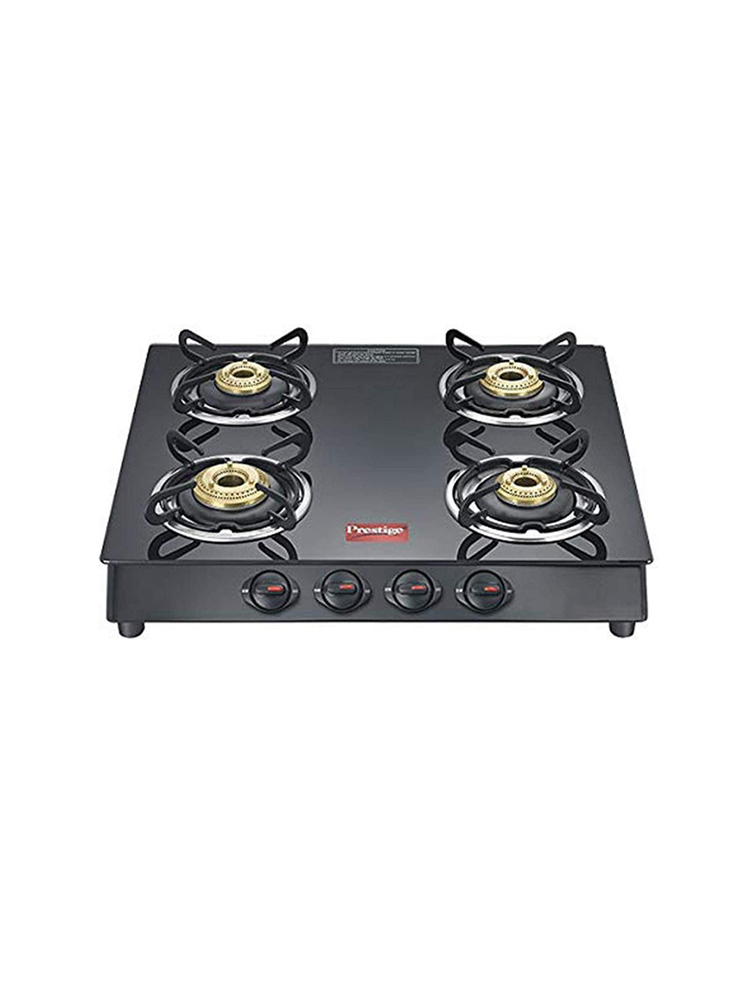 

Prestige Black Marvel Plus Black Toughened Glass Top 4 Burners Gas Stove - GTM 04 Sq Plus