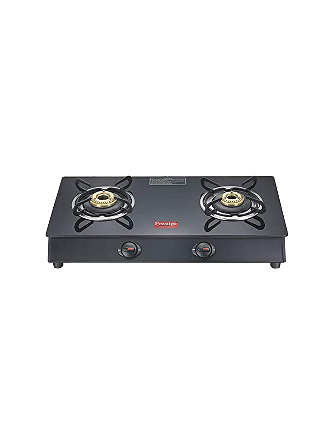 

Prestige Marvel Plus Black Toughened Glass Top 2 Burners Manual Gas Stove