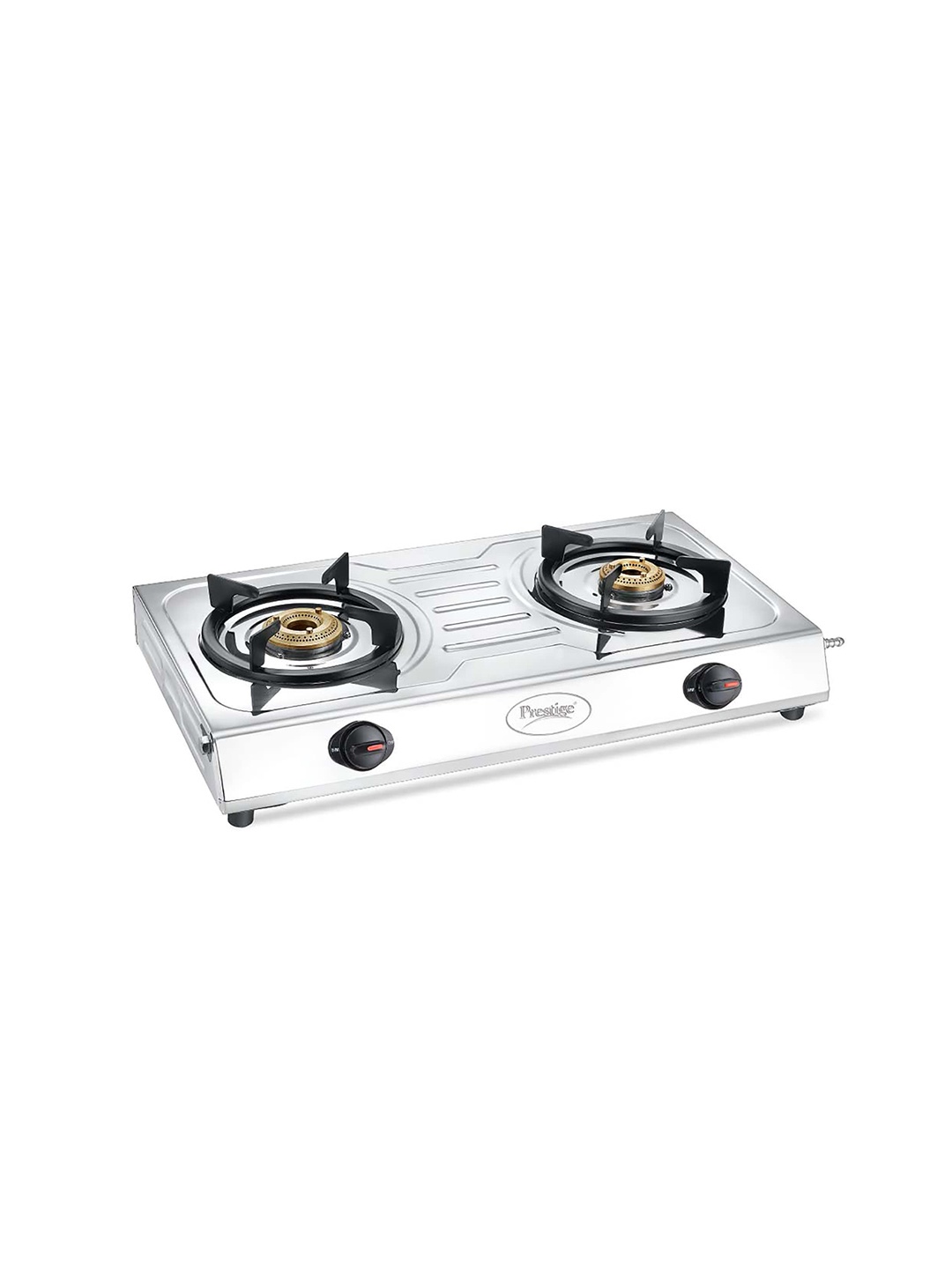 

Prestige Silver toned Prime 2 Burners Lp Gas Stove
