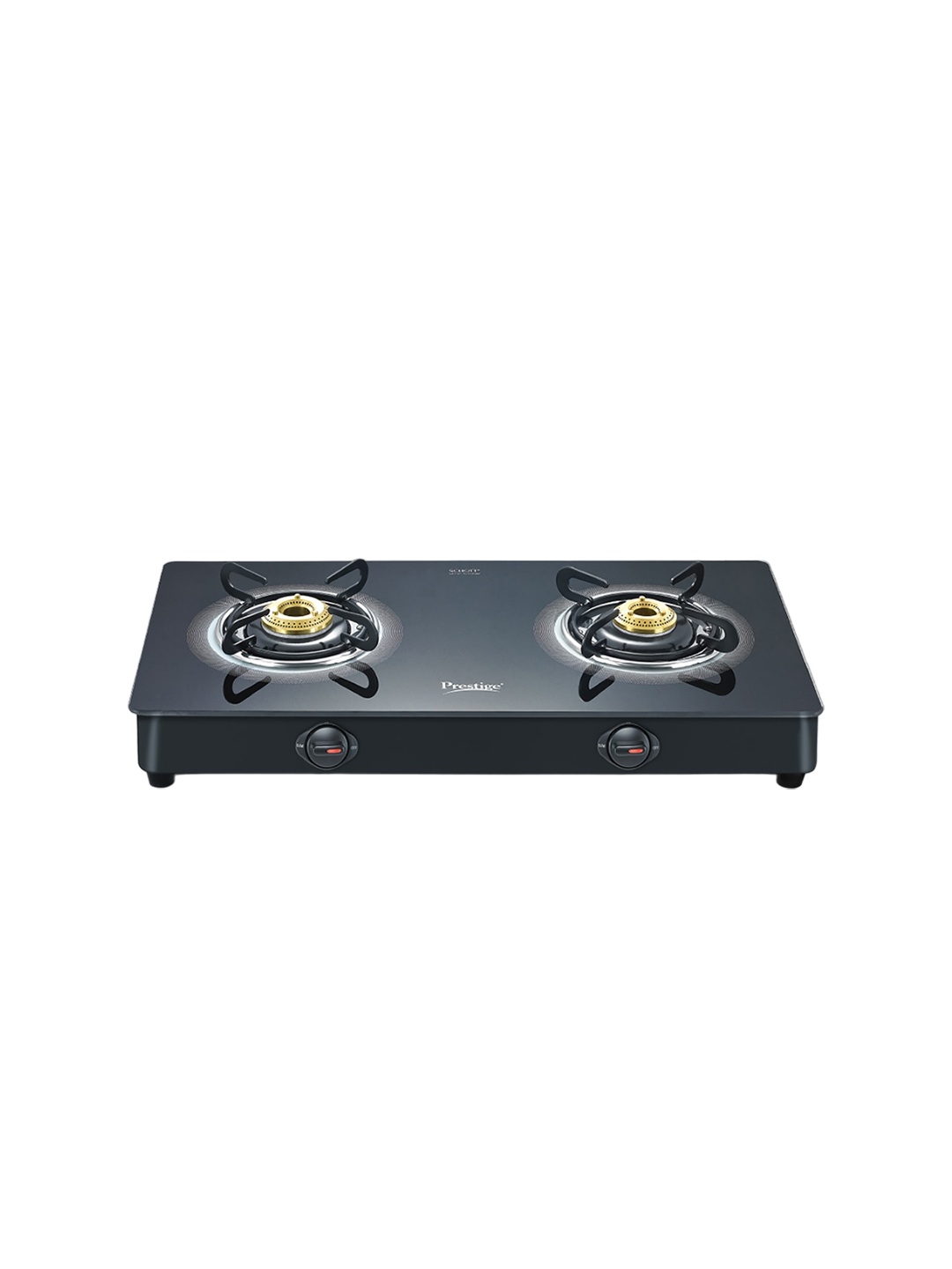 

Prestige Black Royale Plus Black Gt02L Manual Powder Coated 2 Burners Gas Stove