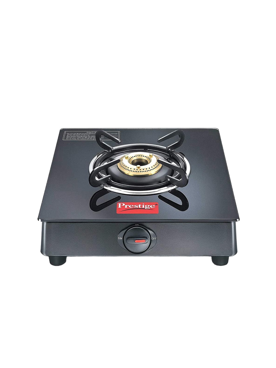 

Prestige Black Marvel Plus Gtm 01 Manual Toughened Glass Top 1 Burner Gas Stove