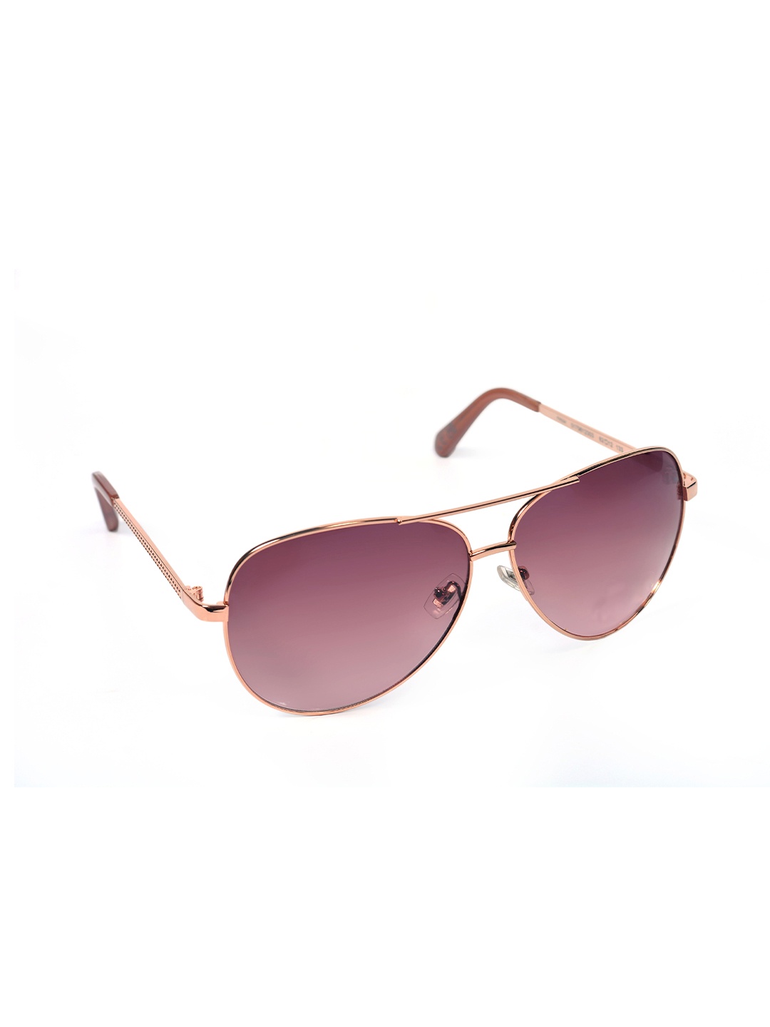 

Fossil Outlook Women Aviator Sunglasses with UV Protected Lens 16426952410, Brown
