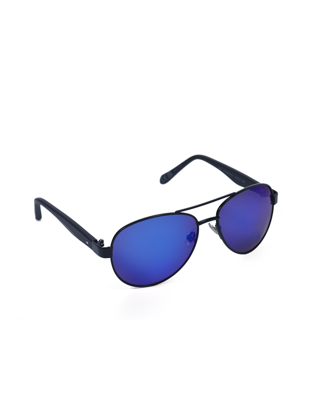 

Fossil Outlook Men Aviator Sunglasses with UV Protected Lens 23663536488, Blue