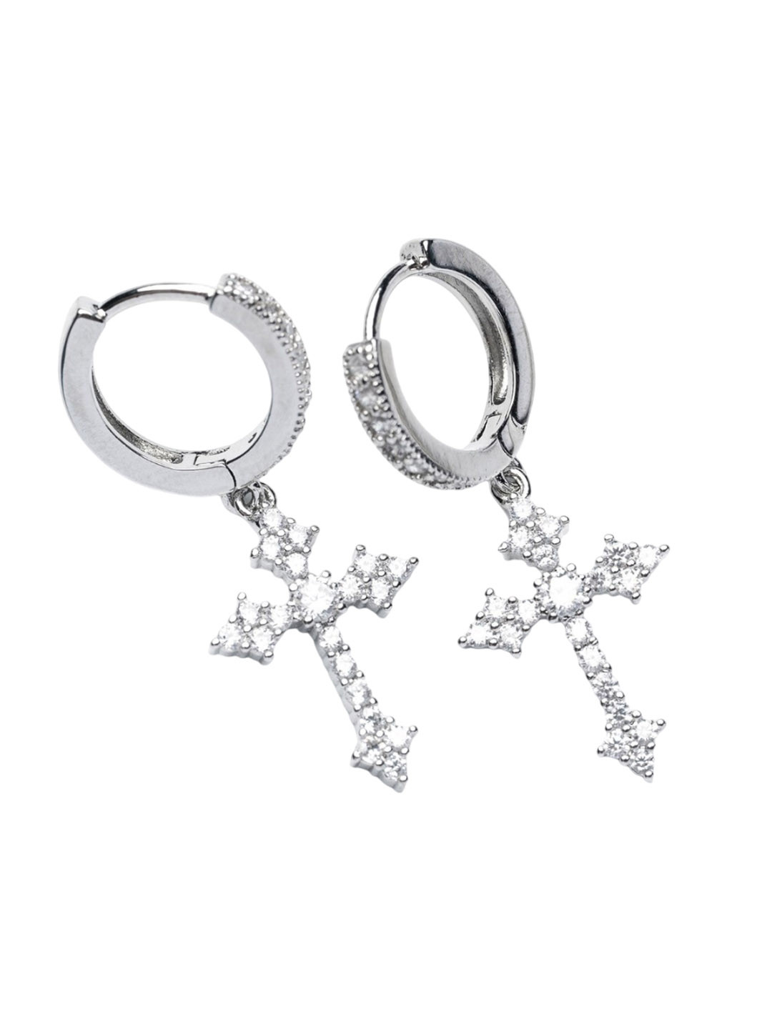 

SALTY Stainless Steel Hoop Earrings, Silver