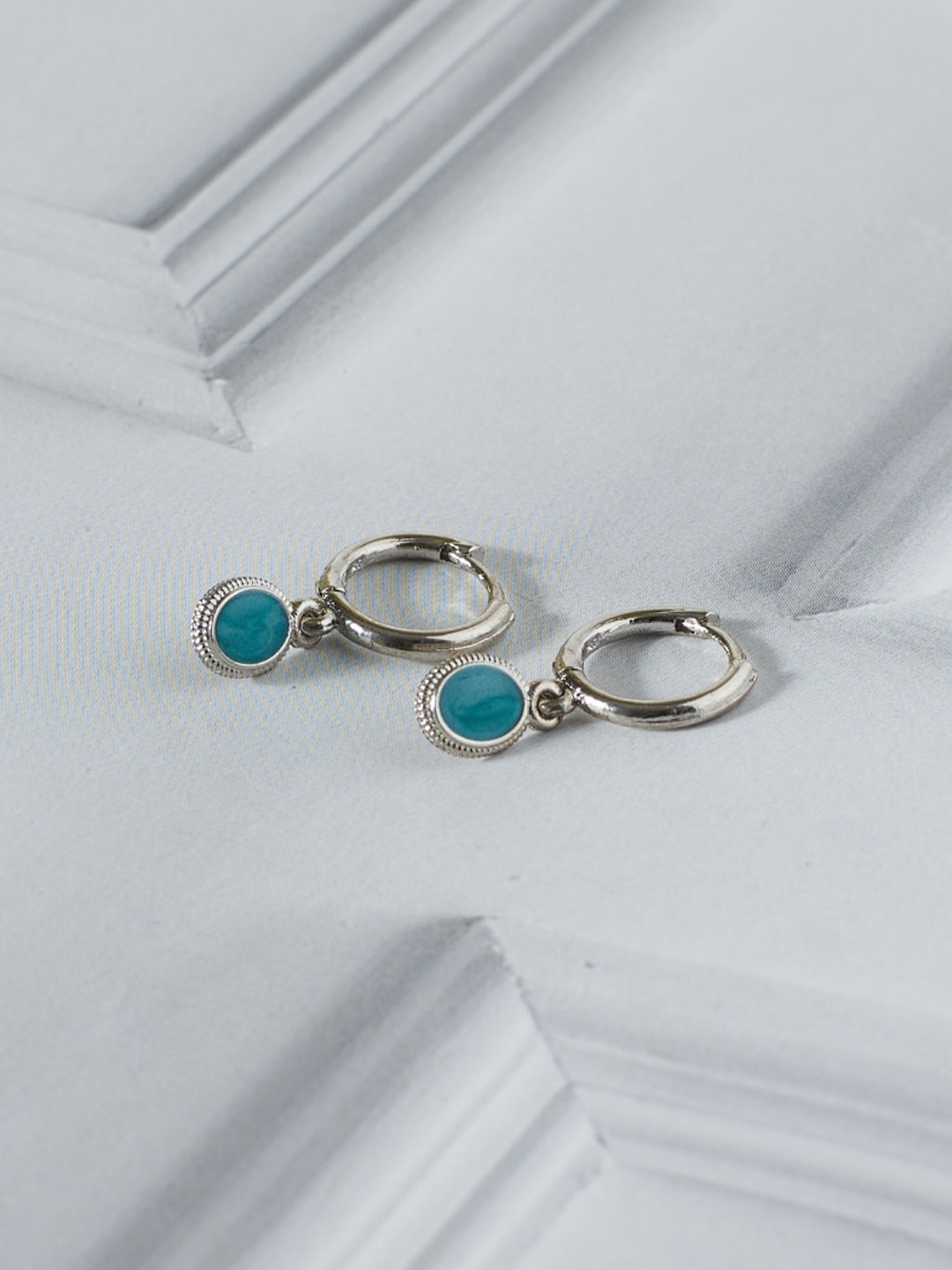 

SALTY Contemporary Drop Earrings, Silver