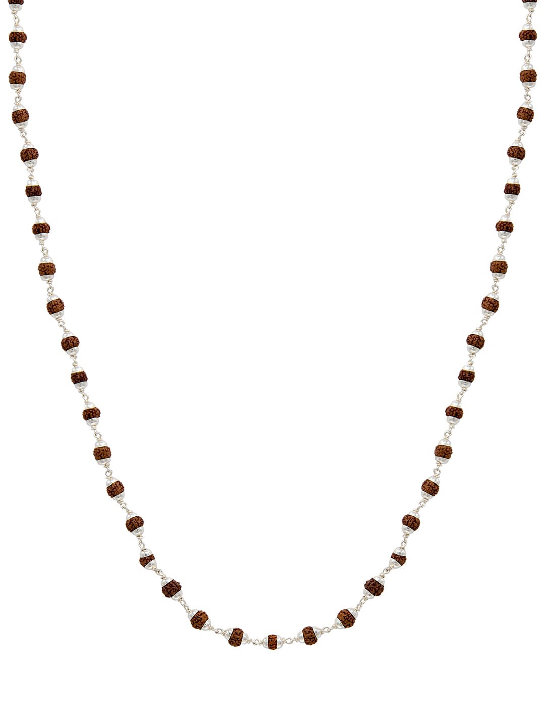 

Unniyarcha Silver-Plated Rudraksh Chain