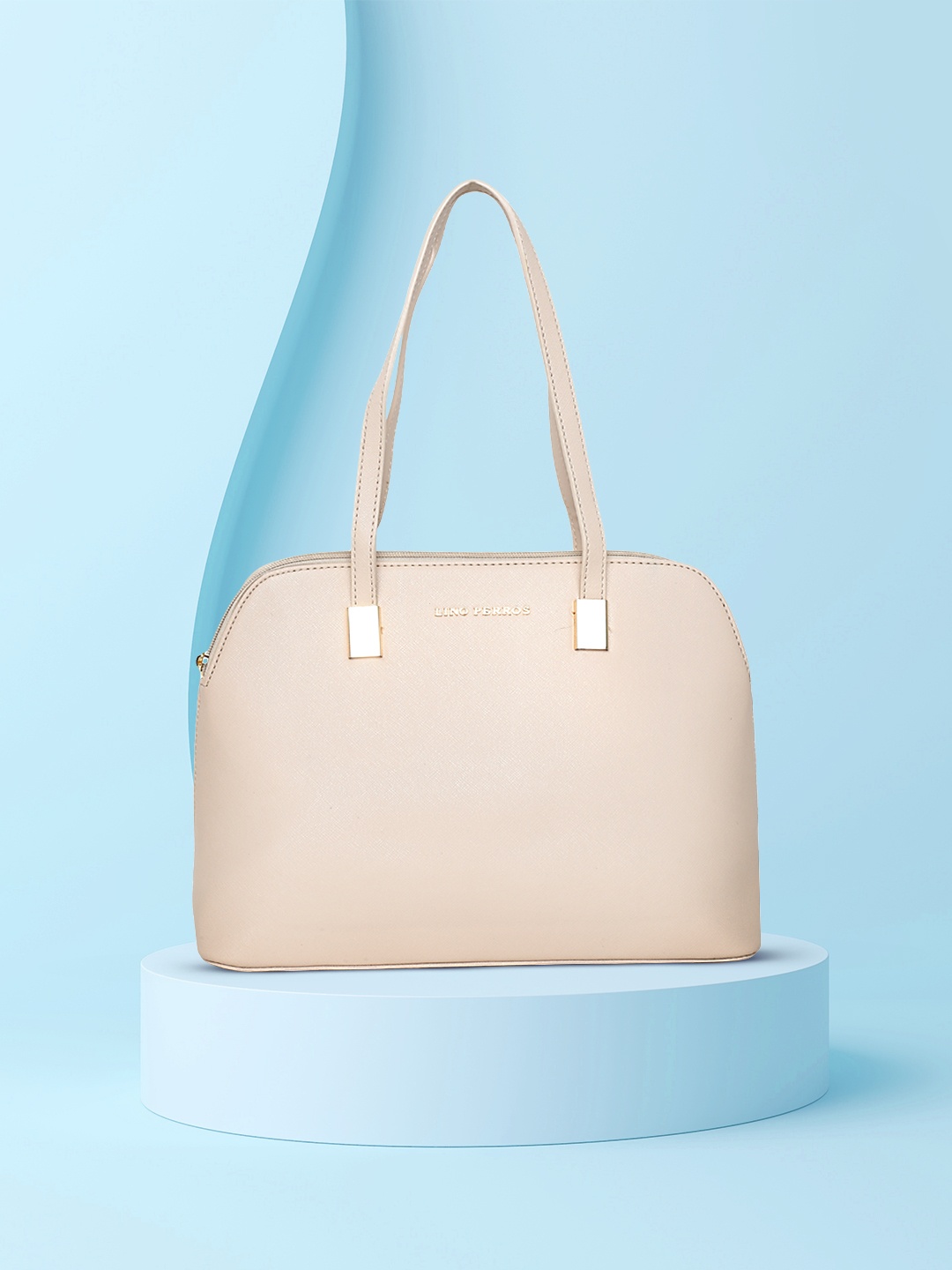 

Lisa Haydon for Lino Perros Beige Solid Shoulder Bag