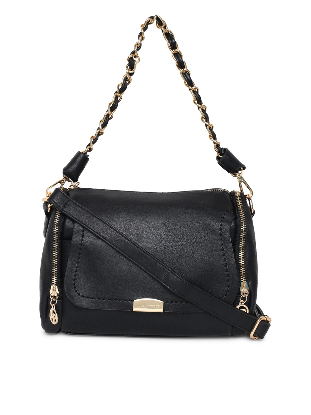 

Lisa Haydon for Lino Perros Black Solid Handheld Bag