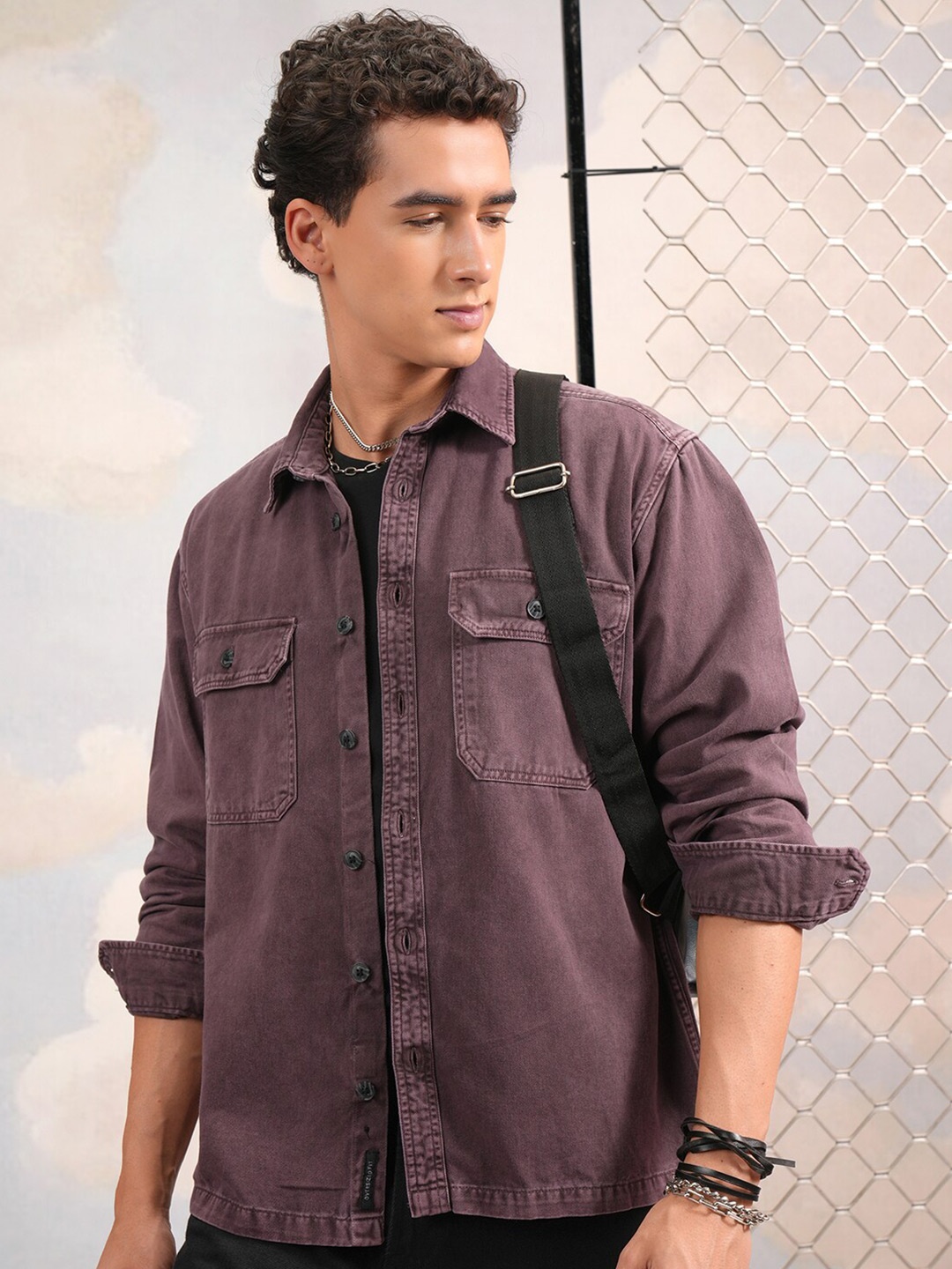

Highlander Men Overshirt, Brown