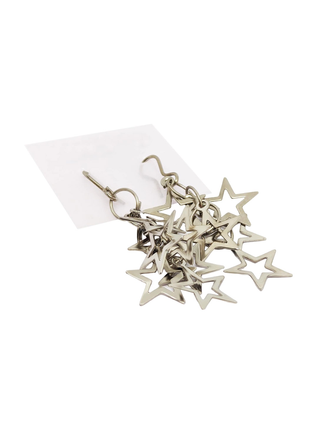 

Comet Busters Contemporary Drop Earrings, Silver