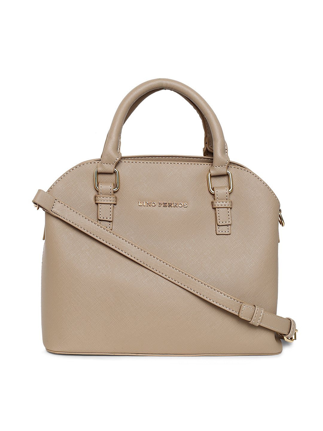 

Lisa Haydon for Lino Perros Beige Solid Handheld Bag