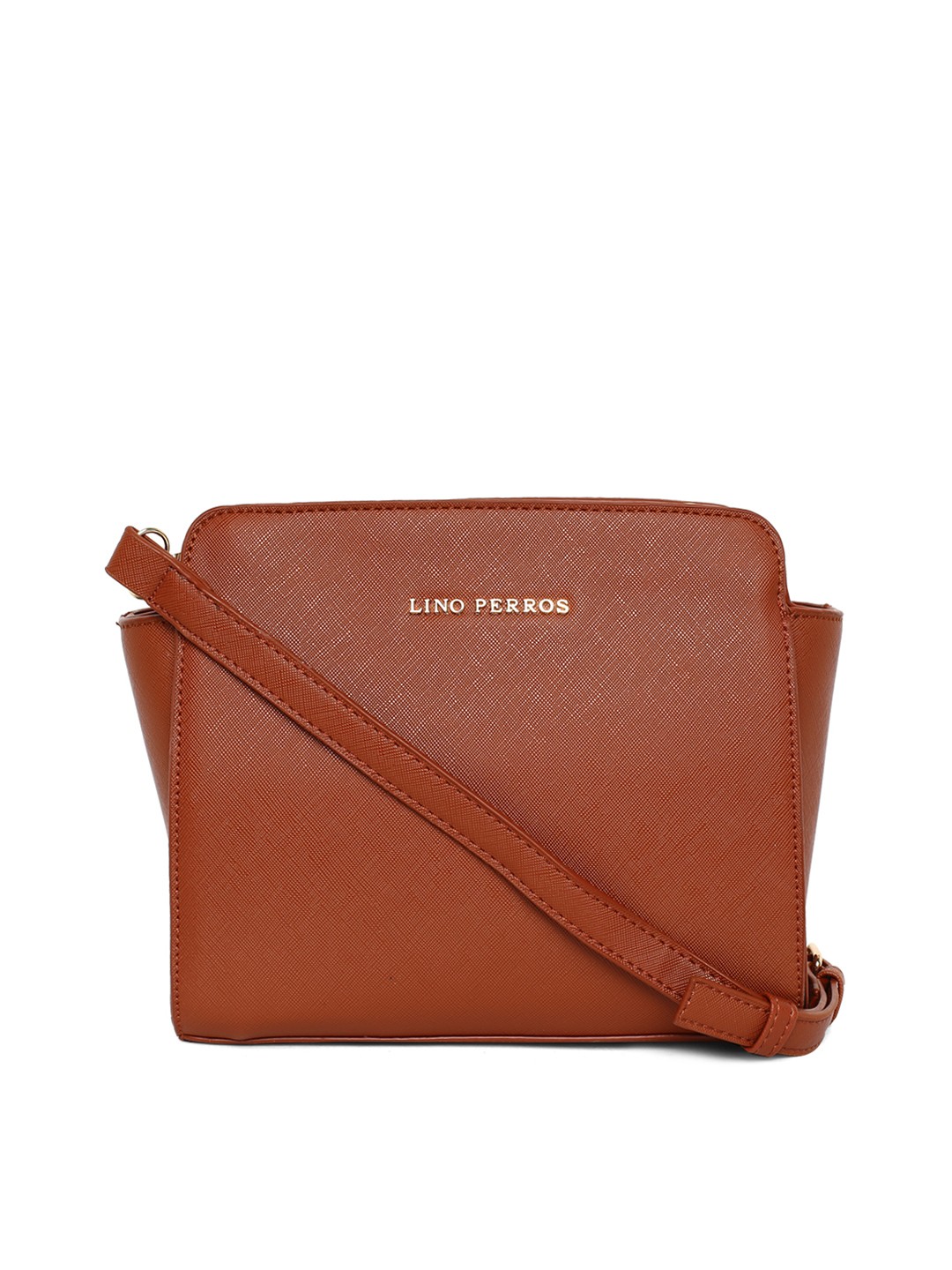 

Lisa Haydon for Lino Perros Tan Brown Solid Sling Bag
