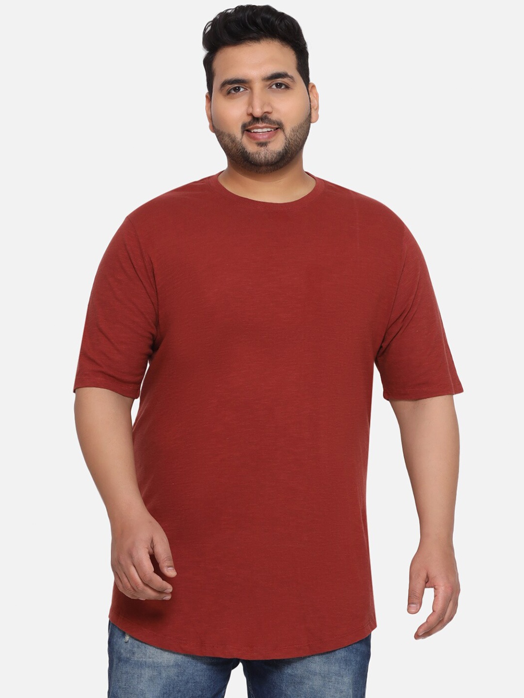 

Santonio Men Applique T-shirt, Brown