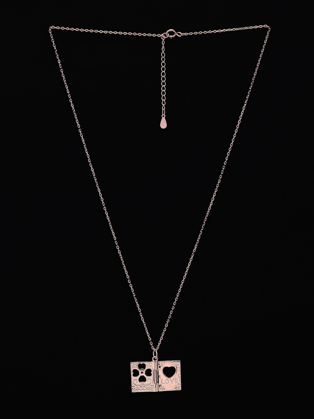 

PRIONI 925 Silver Rose Gold Plated Pendants with Chains