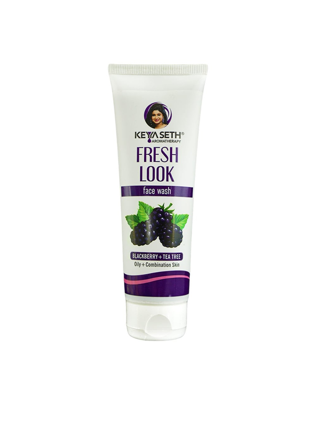 

KEYA SETH Fresh Look Blackberry & Tea Tree Face Wash - 100 ml, White