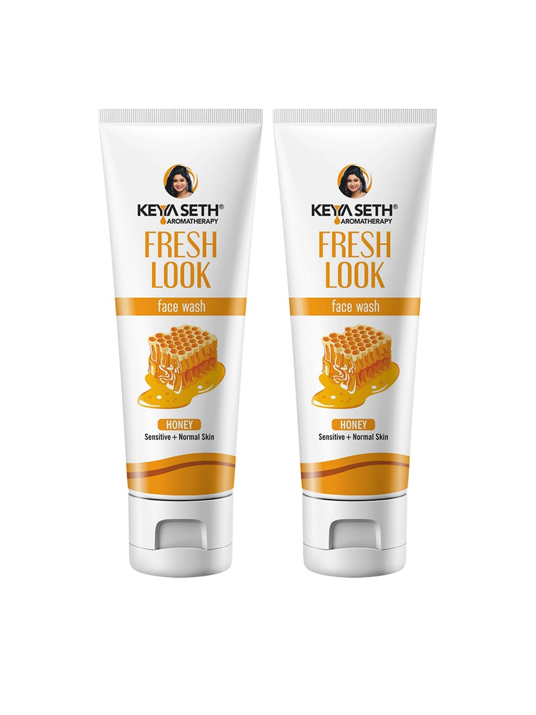 

KEYA SETH Set Of 2 Fresh Look Honey Face Wash - 100ml Each, White