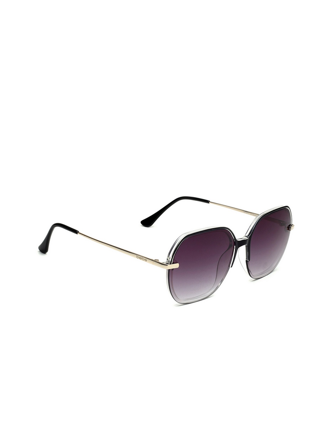 

bebe Women Square Sunglasses with 100% UV Protected Lens BEBE 3071 C1 60 S, Purple