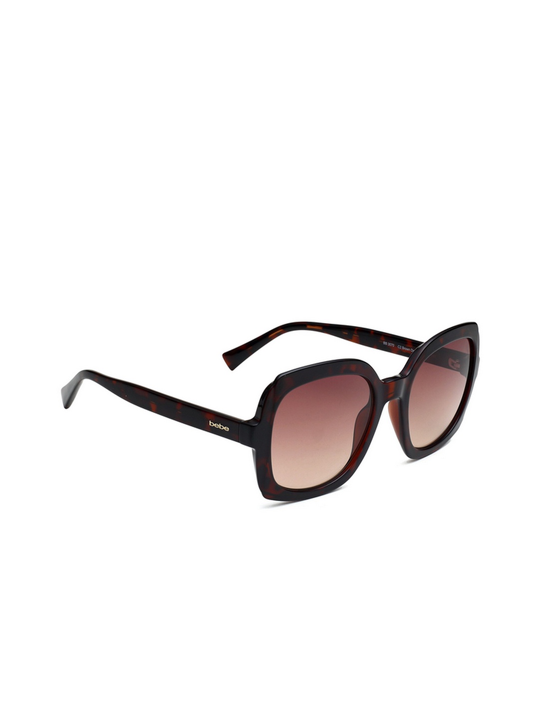 

bebe Women Square Sunglasses with 100% UV Protected Lens BEBE 3070 C2 54 S-, Brown