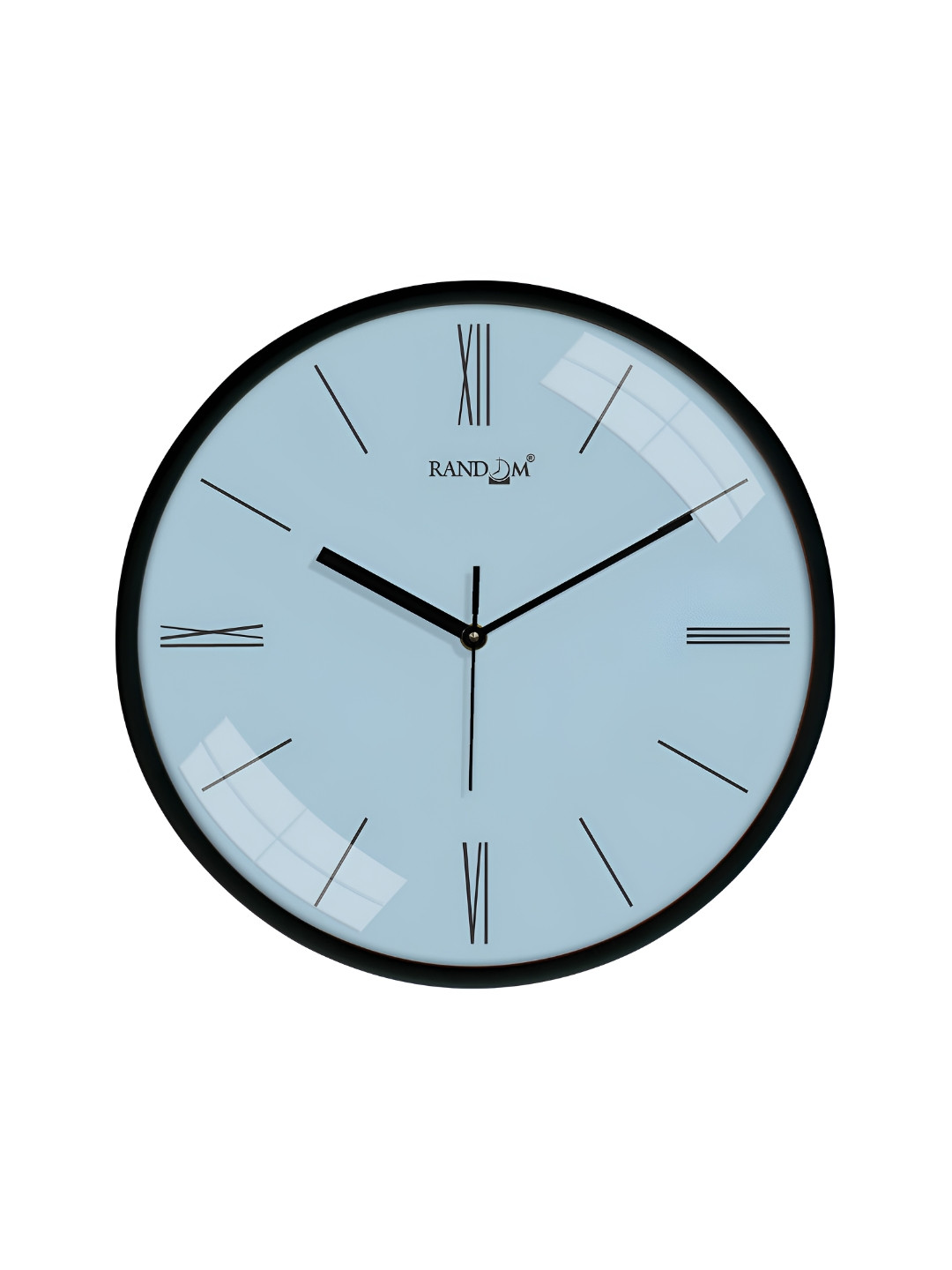 

RANDOM Grey & Black Round Contemporary Wall Clock