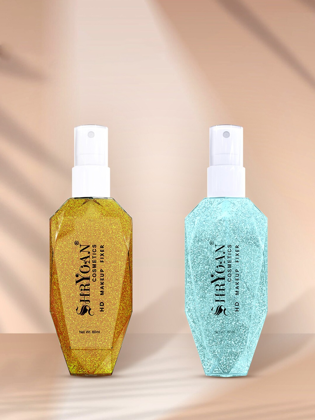 

SHRYOAN HD Makeup Fixer Setting Spray-60ml, Gold