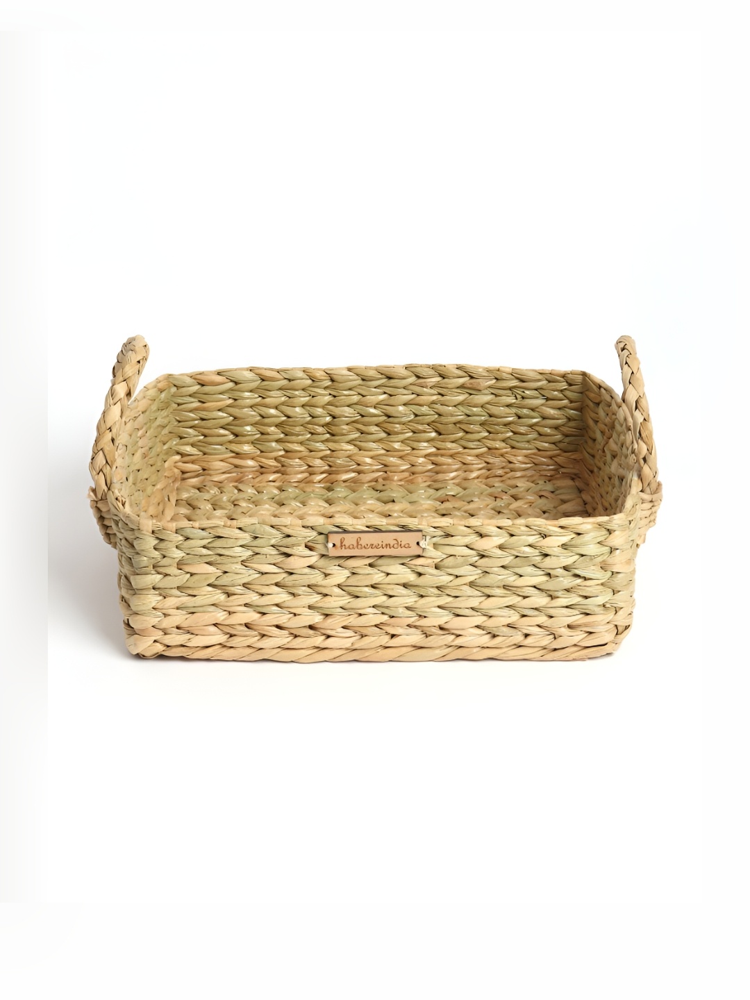 

HABERE INDIA Beige Seagrass Small Fruits Basket
