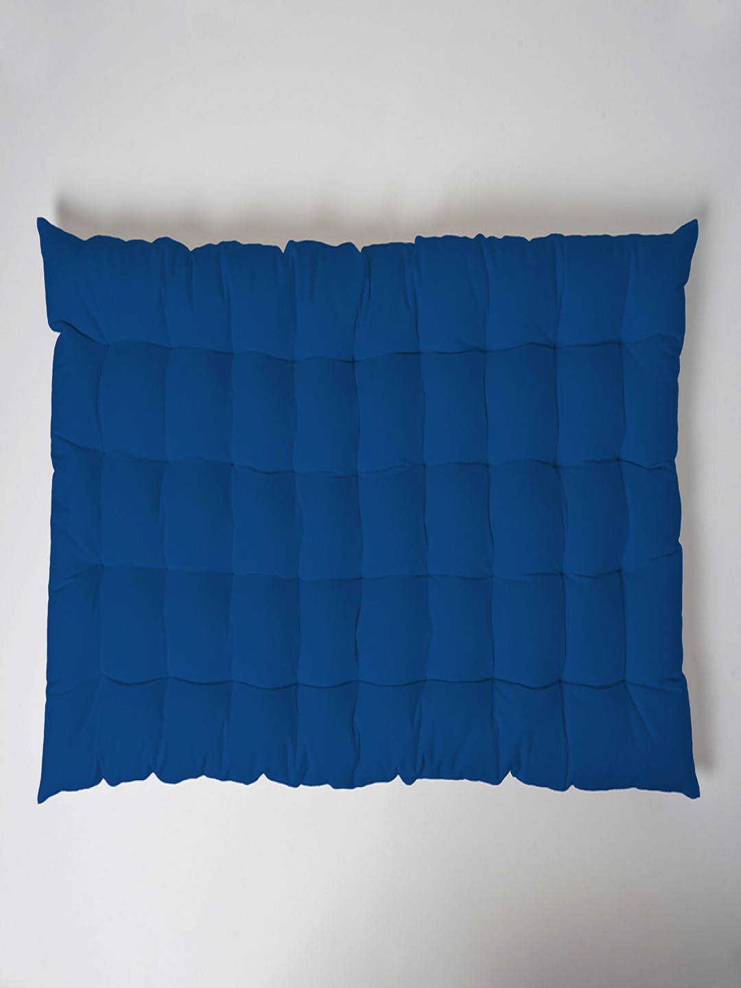 

SKANDA FAB Blue Cotton Rectangular Floor Cushion