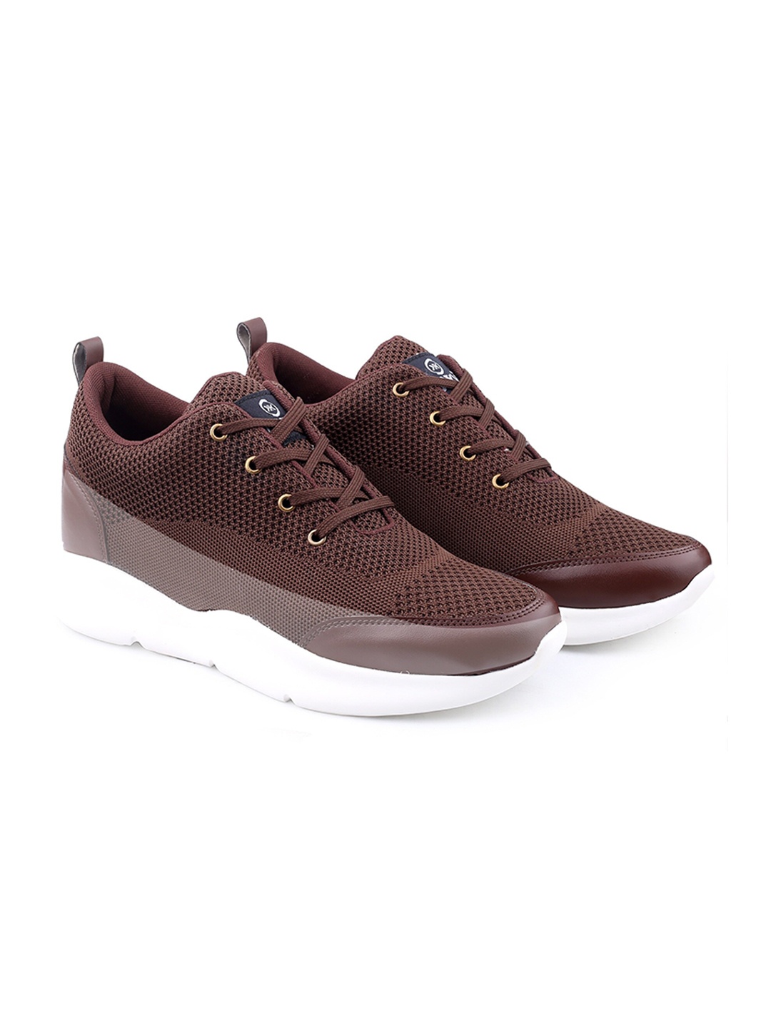 

Bxxy Men Lace Up Running Elavator Shoes, Brown