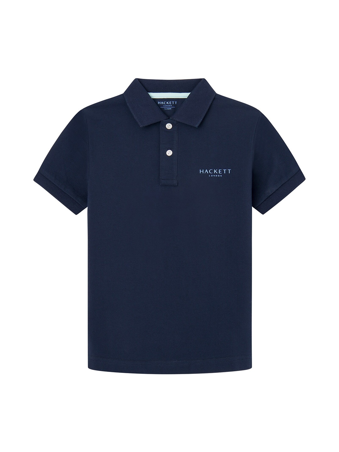 

HACKETT LONDON Boys Polo Collar Cotton T-shirt, Navy blue