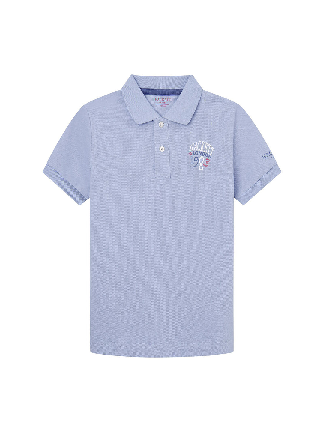 

HACKETT LONDON Boys Polo Collar Cotton T-shirt, Blue