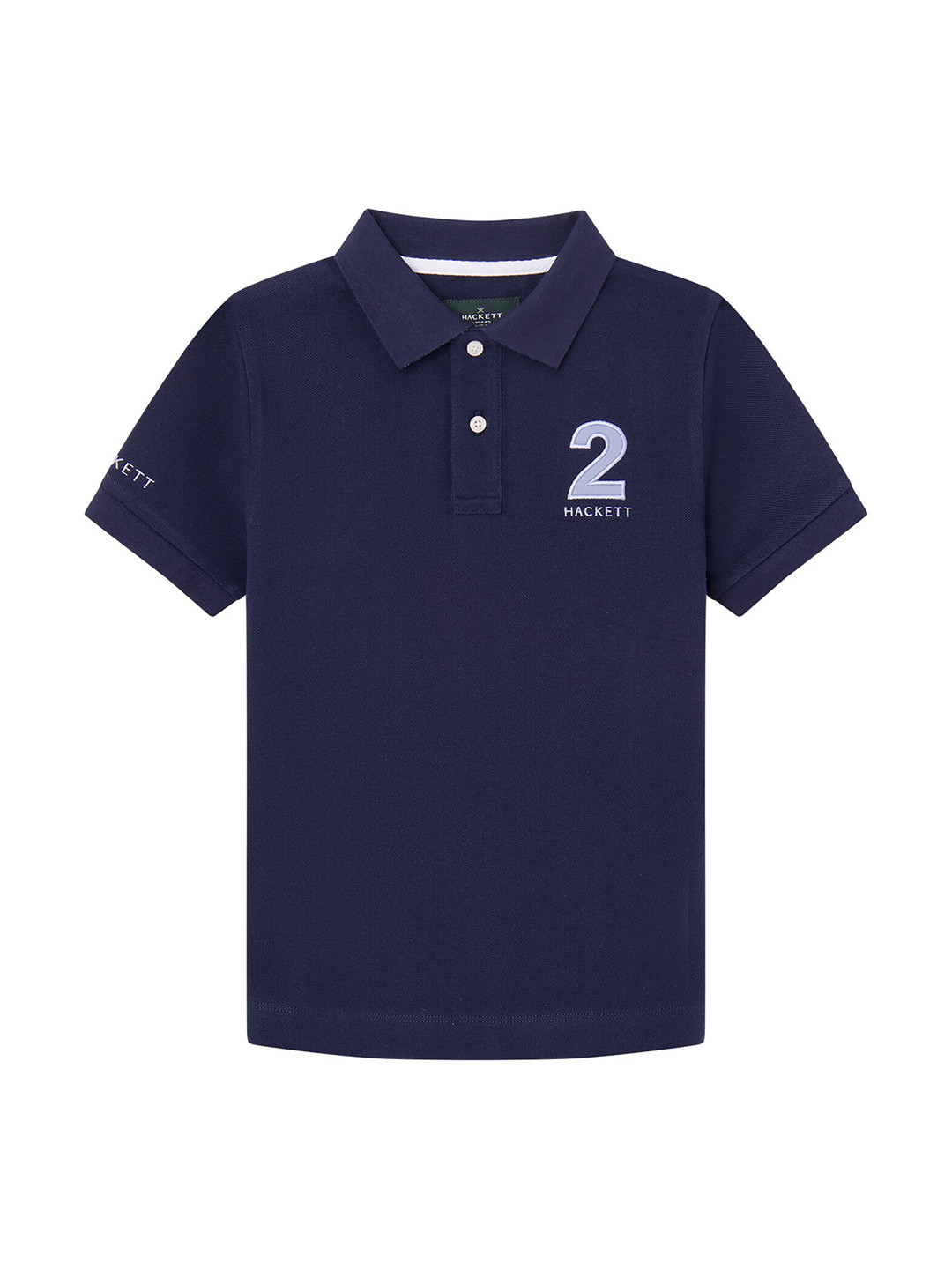 

HACKETT LONDON Boys Polo Collar Cotton T-shirt, Navy blue