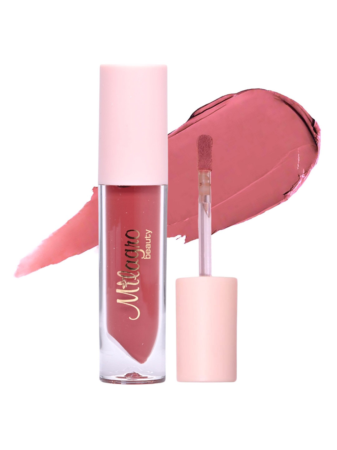

Milagro beauty Liquid Matte Lipstick - 5 ml - Halo, Pink