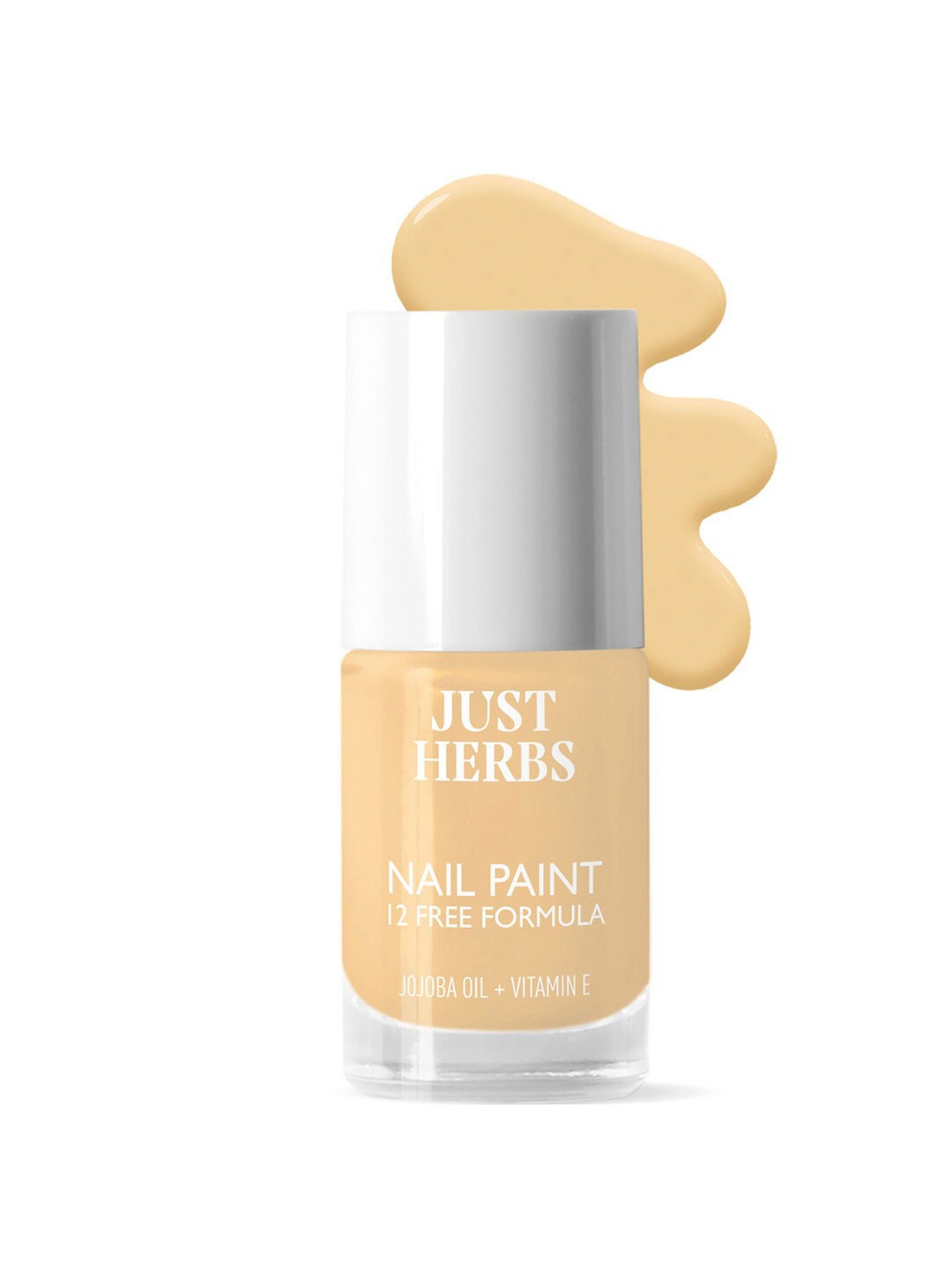 

Just Herbs 12 Free Formula Nail Paint Enriched With Jojoba Oil-11ML-Sunshine Glow-29, Na