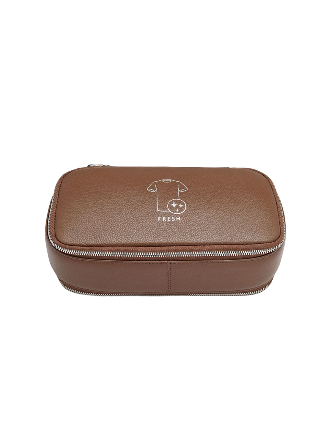 

Da Milano Unisex Pouch Travel Accessory, Brown